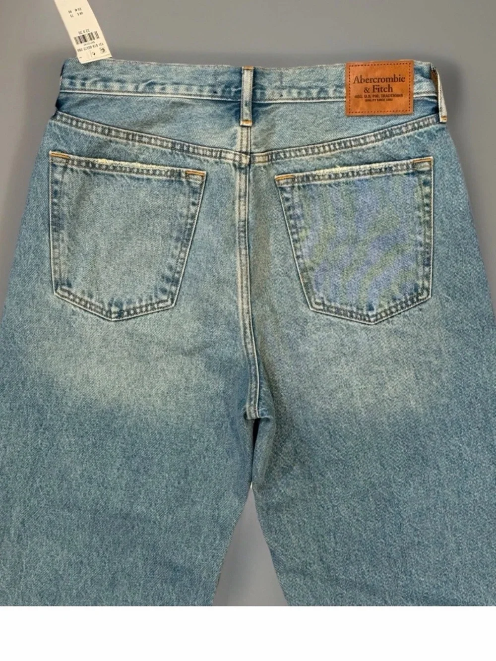 Abercrombie & Fitch Men's Authentic Rigid Denim Baggy Jeans NWT 32x30